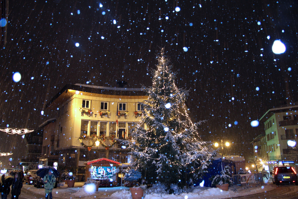 Bourg Saint Maurice at Christmas